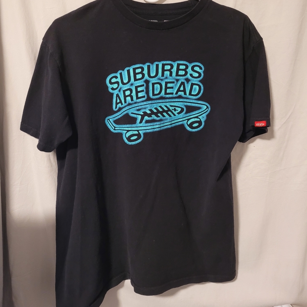 Retro Vans Suburbs are Dead T-Shirt - Med.